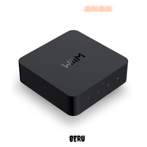 【直輸入品】WiiM Pro AirPlay 2 レシーバー、クロームキャスト対応、WiFi マルチルーム ストリーマー、Alexa、Siri、グーグルアシスタン