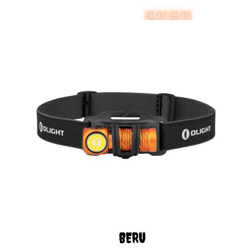 OLIGHT(オーライト) Perun 2 Mini ヘッドライト 充電式 フラッシュライト 懐中電灯兼用 高輝度led 1100ルーメン 角度調整可能 IPX8防水