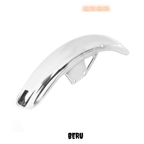 オートバイフロントフェンダー ステンレス鋼材質 長さ56 cm レトロ設計 ホイールフェンダー 耐食性 スズキGN 125オートバイの交換(シルバの通販はその他カー用品・バイク用品