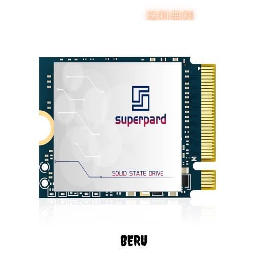 Superpard SSD 1TB NVME M.2 2230 PCIe Gen 3.0x4 30mm 内蔵型 ゲームSSD Steam Deck Surface Pro Dell Lenovo HP Ultrabookなどノートパ