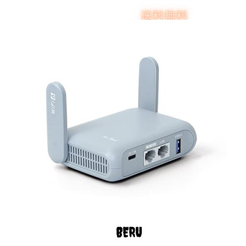 GL.iNet WiFi6 ルーター VPN 無線LAN トラベルIPv6対応 2.5Gbps WANポート ギガビットAX3000 574 Mbps+ 2402 Mbps WPA3 AdGuard Home VPN