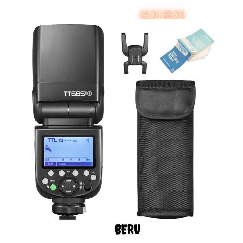 【Godox正規代理店】GODOX TT685II-S フラッシュストロボ TTL GN60 HSS 1 / 8000s 高速同期 Speedlite クリップオンストロボ 0.1〜2.6秒の