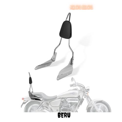 バイク用 シーシーバー リアキャリア付き タンデムバー 背もたれ バックレスト 対応車種 ホンダ マグナ VF250 VF750 (全年式)の通販は