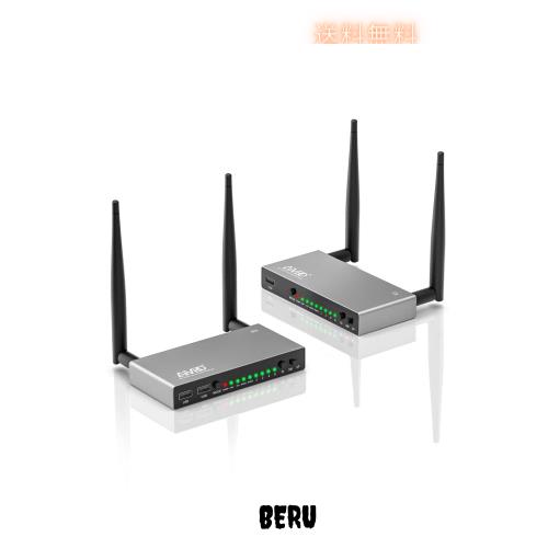 AIMIBO ワイヤレス hdmi 無線 送受信機セット【受信機増設対応】【KVM/IRリモコン対応】HDMI ワイヤレス エクステンダー DVD/HDTV/PCなど