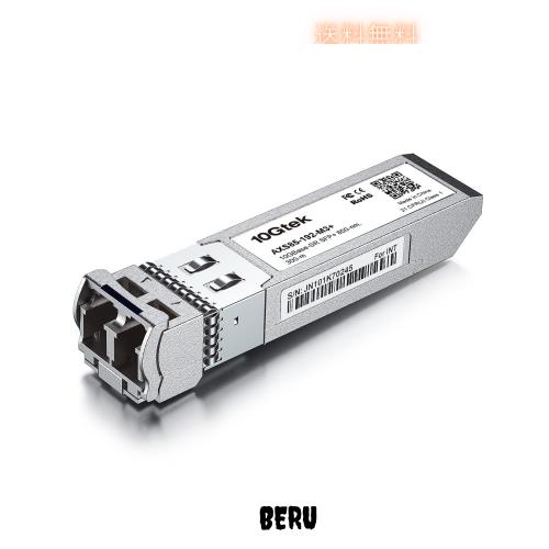 10Gtek 工業用グレード 10GBase-SR SFP+モジュール,10G 850nm MMF,最大300m,光トランシーバ,Cisco SFP-10G-SR、Meraki MA-SFP-10GB-SR、Nの通販は
