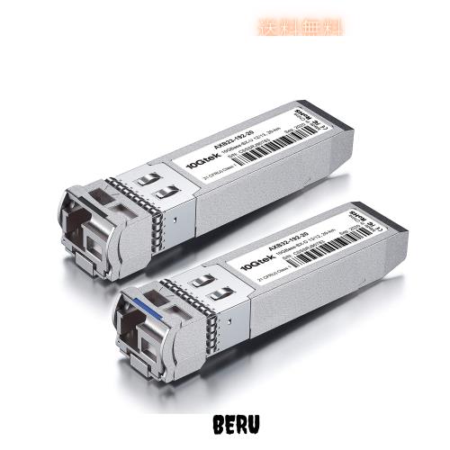 10Gtek 10GBase-Bidi SFP+モジュール,一対10G SFP+ Bidi 光トランシーバー,10GBase-BIDI 1270nm/1330nm SMF,最大10-20km,Cisco SFP-10G-Bの通販は