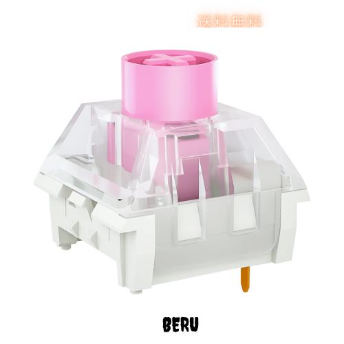 DRAOZA Kailh Box サイレントピンクスイッチ RGB SMD リニアスイッチ 防塵 メカニカルキーボード MXスイッチ用 (Kailh Silent Pink 108個
