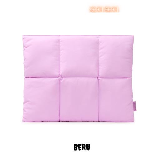 Comfyable ふわふわ ラップトップスリーブ 13インチ 14インチ キルティングパファー ラップトップキャリーケース 女性用 枕カバー MacBooの通販は