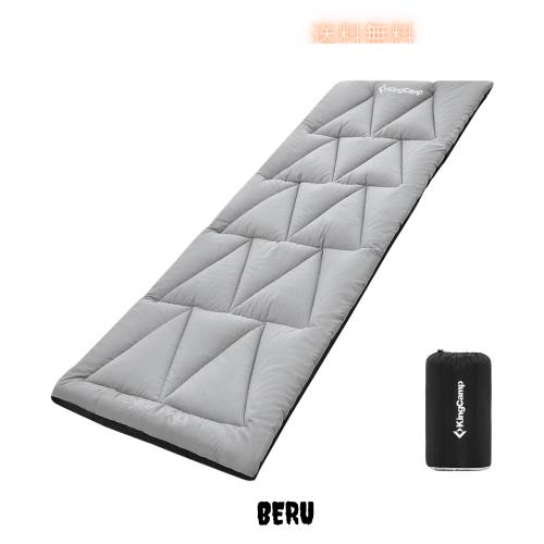 KingCamp コット用マット 折りたたみ 超軽量 滑り止め 固定可能 コンパクト キャンプマット お昼寝マット 車中泊 テント泊 防災用 190×6