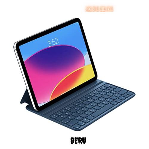 HOU iPad 第10世代 キーボード付きケース10.9 インチ (2022)対応 磁気吸着充電式/大型キーキャップ設計/キーコンビネーション機能/ダブルの通販は