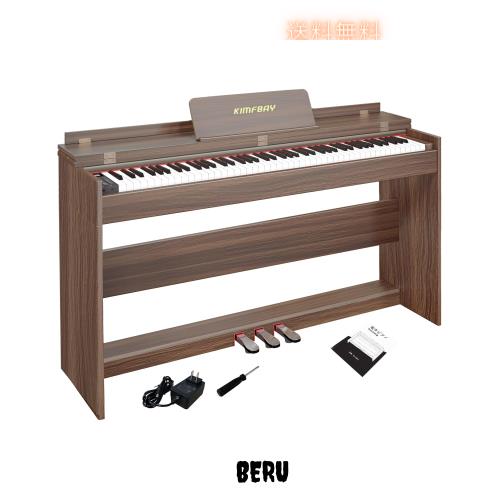 KIMFBAY 電子ピアノ 88鍵盤 ハンマーアクション鍵盤 木製 ピアノ ハンマーのピアノ アップライトピアノ Digital Piano 人気 電子ピアノ 8