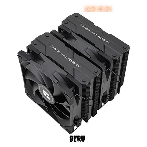 Thermalright Peerless Assassin 120 Black CPU風冷放熱器、ダブルタワー式放熱器、6本のホットパイプCPU冷却器、ダブル120 mm PWMファンの通販は