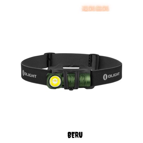 OLIGHT(オーライト) Perun 2 Mini ヘッドライト 懐中電灯兼用 高輝度led 1100ルーメン フラッシュライト 角度調整可能 充電式 IPX8 防水