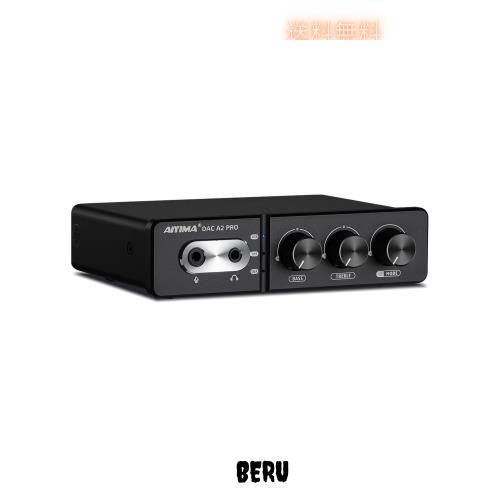 AIYIMA DAC-A2PRO ESS9018K2M+JRC5532D+CM6542 HUB ゲームデコーダー DAC ヘッドフォンアンプ マイク対応 ミニHiFi ステレオ デジタル US
