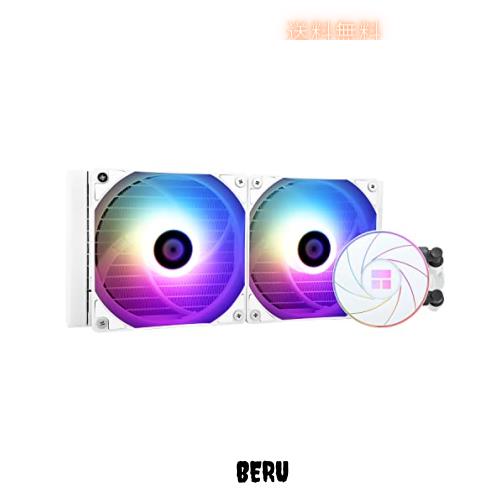 Thermalright AQUA ELITE 240 WHITE ARGB 水冷CPUクーラー、240冷却列サイズ、120mm PWMファン×2、S-FDBベアリング、AMD/AM4/AM5、INTELの通販は 7,096円