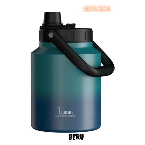 (キャンプ 水筒) 2リットル 直飲み 1.5リットル-1.9リットルダブルステンレスボトル 保冷専用 HDウォータータンク 1.9Lボトル魔法瓶 ウォの通販は