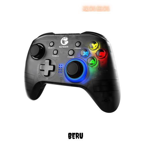 GameSir T4 pro ゲームパッド ワイヤレス Bluetooth 無線 接続 遅延なし Android/iOS/PC コントローラー HD振動 TURBO連射機能付き 6軸ジの通販は