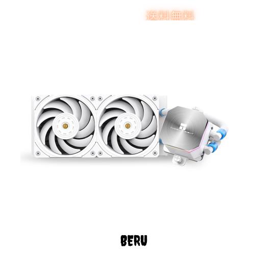 THERMALRIGHT Frozen Edge 240 White 120mm PWMファン付き液体CPUウォータークーラー、240ホワイトコールドロウ仕様、AMD / AM4 / AM5用の通販は 7,110円