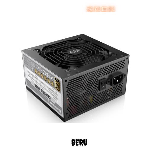 RAIJINTEK CRATOS 1000 BLACK 電源ユニット ATX3.0/3.1対応 80PLUS Gold 認証 1000W Full Modular (0R30B00005)