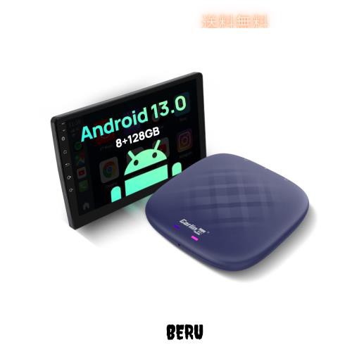 日本限定版CarlinKit TBox Plus Android13.0システム 8+128GB ワイヤレスCarPlay/Android Auto 4GネットワークをサポートYoutubeなどの動