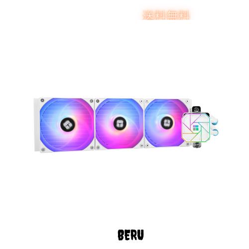 THERMALRIGHT AQUA ELITE 360 WHITE V3 リキッドCPUクーラー、AIOポンプヘッド最高回転数3300RPM、TL-C12B-S V2×3 PWMファン、AMD/AM4/Aの通販は 8,356円