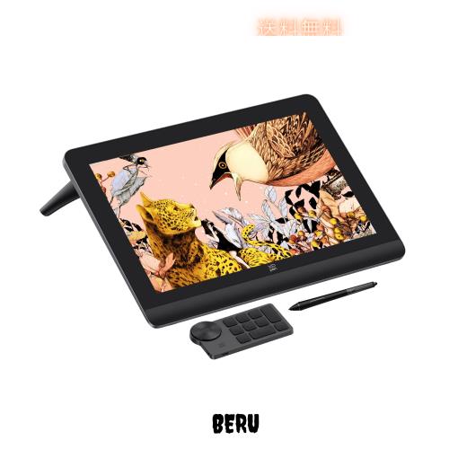 XPPen 液タブ 16インチ 液晶タブレット X3 Proペン 2.5K解像度 イラスト制作 テレワーク ACK05左手デバイス付 Android Windows macOS対応