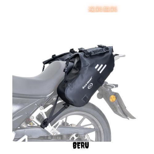 WILD HEART オートバイサドルバッグ 防水 24L (12L*2) オートバイサイドサドルバッグ パニアバッグ トランク オートバイアクセサリー (TP