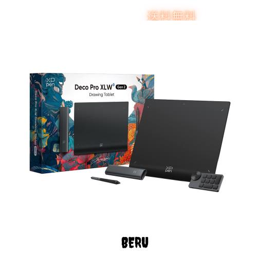 XPPen ペンタブ X3 Proペン ペンタブレット 16Kレベル筆圧検知 15x9インチ 左手デバイス付き ワイヤレス接続 【2年メーカー保証】 お絵か