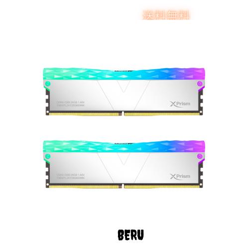 v-color Hynix IC デスクトップPC用 ゲーミングメモリ Manta XPrism RGB (発光型) DDR5-7200MHz PC5-57600 48GB(24GB×2枚) U-DIMM 1.4V
