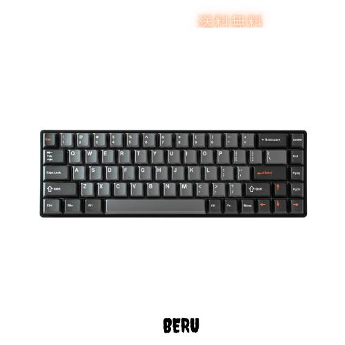 DrunkDeer G65 ラピッドトリガー メカニカルキーボード 磁気スイッチ ゲーム用 PBTキーキャップ 有線 65%サイズ コンパクト RGB ゴースト