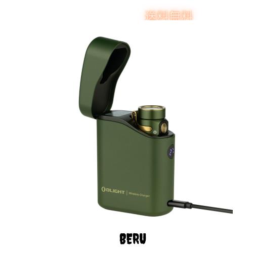 OLIGHT(オーライト) Baton 4 Kitフラッシュライト 1300ルーメン 充電ケース付き 小型 強力 無段階調光 懐中電灯 充電式 キャンプ用 釣り