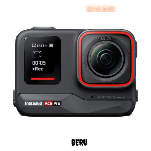 Insta360 Ace Pro - アクションカメラ 防水 1/1.3インチセンサーと5nmAI チップ搭載 AIノイズリダクション 圧倒的な画質 4K120fps 2.4イ