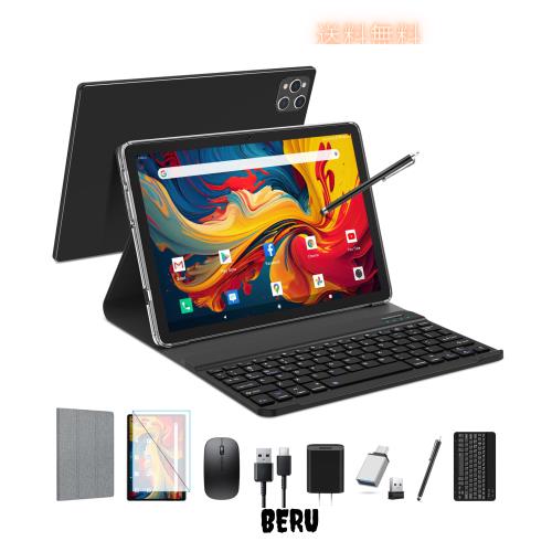 タブレット2024新登場 2in1タブレットAndroid 13 タブレット10インチWiFi モーデル16GB(8+8)RAM 128GB ROM 1TB拡張 5G+2.4GWiFi 8コアCPU