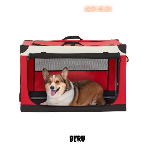 多用途 ペット ソフトクレート 長方形 折りたたみ 犬ケージ ポータブル ペットハウス 猫 犬 クレート 小型犬 中型犬 柴犬 小動物 ペットテント 通気性 15%クーポン11日迄一部翌日配達ペットサークル