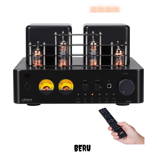 Juson Audio JTA50 真空管ぞうふくき チューブアンプエントリーレベルの高忠実度増幅器、BT 5.0、リモコン、AUX、COAX、蓄音機、USB入力