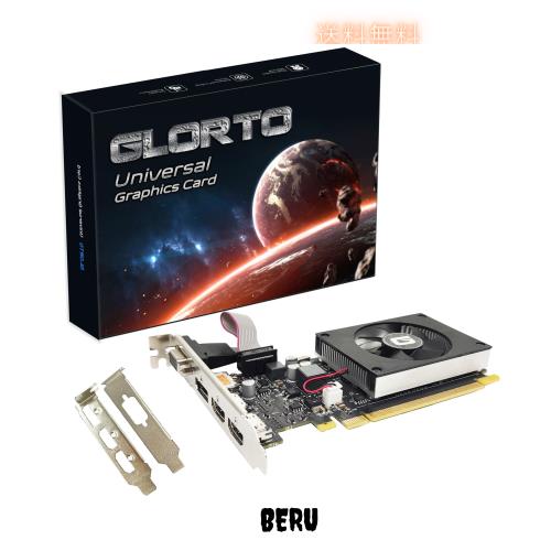 GeForce GT 730 グラフィックボード，4GB，DDR3，64ビット、PCI Express X8、DirectX12、2X HDMI、ロープロファイル、PC、SFF、およびHTP