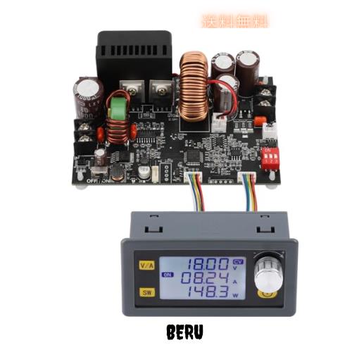 DROK 降圧コンバーター DC-DC 6-70Vから0-60V 20A 1200W 電圧レギュレータ デジタル電圧計電流計付き デジタル制御電圧 レギュレータ 調