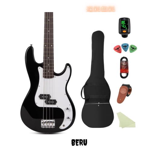 マットブラック 4弦 変形エレキベース