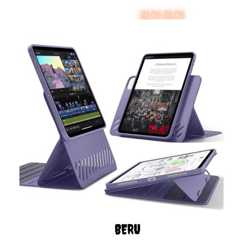 ESR iPad Pro 11インチ ケース M4 (2024、第5世代)専用 取外し可能なマグネットカバー付き回転式ケース 縦向き/横向きスタンド 9段階の角 7,396円