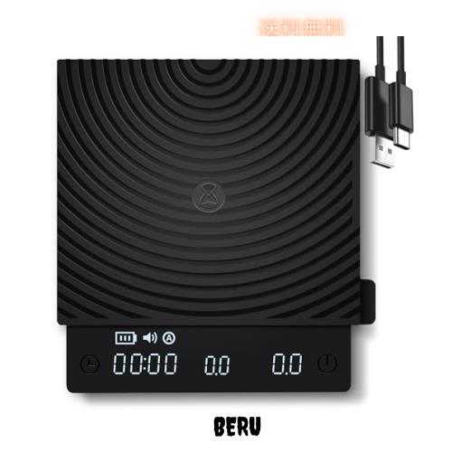 TIMEMORE タイムモア コーヒースケール Basic Mini 0.1g精度 ドリップスケール コンパクト 充電式 オートモード付き エスプレッソに適用