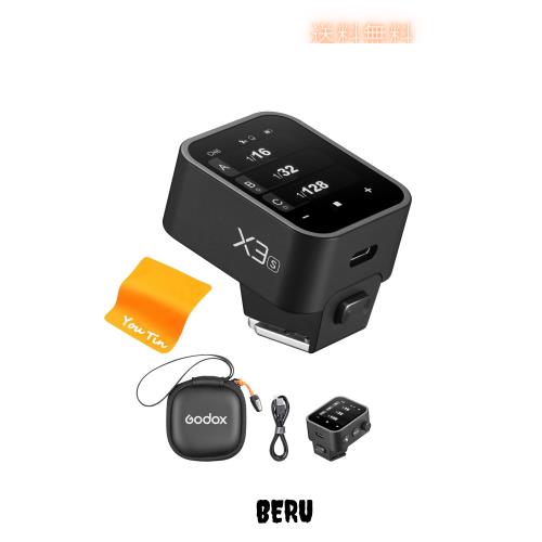 【Godox正規代理店】GODOX X3-S Sony カメラ TTL ワイヤレス フラッシュ トリガー、OLED タッチ スクリーン フラッシュ トランスミッター