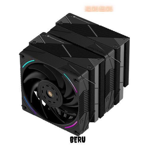Thermalright Phantom Spirit 120 EVO CPUクーラー、デュアルTL-K12 PWMファン、7ヒートパイプCPU冷却、2150RPM速度、AMD AM4 AM5 / Inte