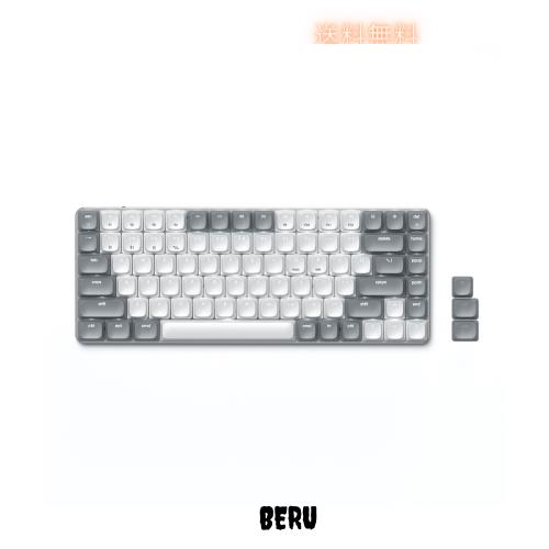 Satechi SM1 メカニカルキーボード LED バックライト付き Bluetooth/USB-Aレシーバー/USB-C有線モード切り替え 84キー 75%コンパクト ゲの通販は 21,558円