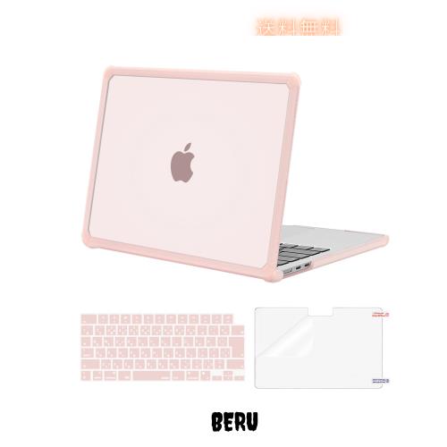 MOSISO 対応機種 MacBook Air ケース 13インチ M2 M3 チップ 2025 2024 2023 2022発売 A3113 A2681、アンチクラッキング TPUバンパー プ