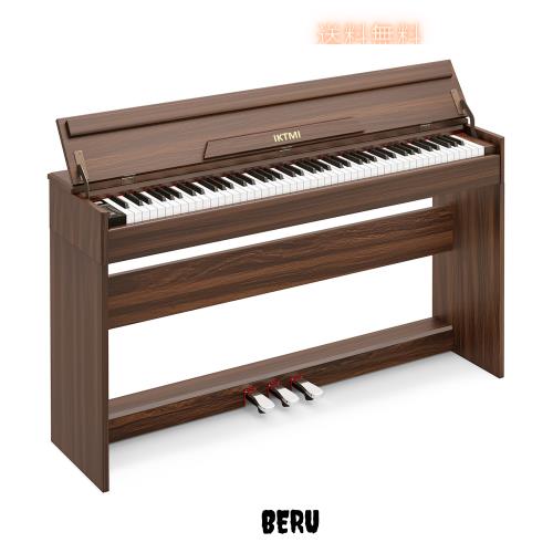 初心者に最適♪フランス製音源 高音質 88鍵盤 電子ピアノ アップライト ペダル 初心者に最適♪フランス製音源 高音質 88鍵盤 電子ピアノ アップ
