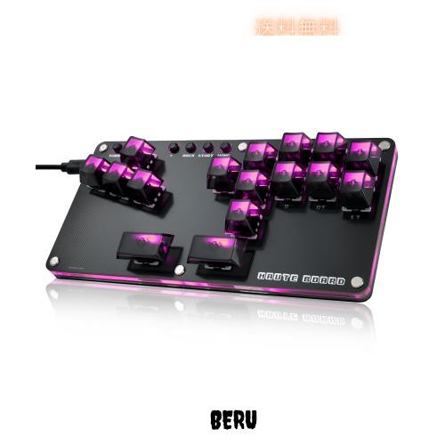 レバーレス アケコン レバーレス アーケードコントローラー B16ボタン for PC/Switch/PS4 PS3/ アケコン ホットスワップ対応 ボタンの入の通販はその他パソコン・PC周辺機器