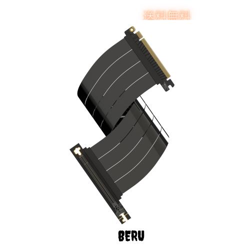 LINKUP - AVA5 PCIE 5.0 ライザーケーブル [40cm] RTX5090 RX9070 GPUに対応 | x16 128GB/s速度 | PCIe 4.0 ＆ WRX80/WRX90Eと互換性あり