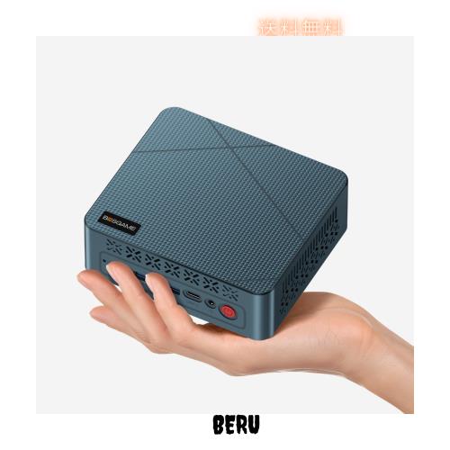 BOSGAME E3 ミニPC N150 インテル最新のTwin Lake-Nシリーズ (4C/4T最大3.6GHz) MiniPC 16GB DDR4 512GB M.2 NVMe SSD | 2.5G LAN | 高