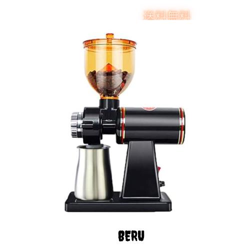 HOYZHDQ コーヒーミル 電動 電動コーヒーグラインダー 8段階変速調整 小型 家庭用 電動 手作り家庭用 機械ステンレス鋼の刃 コーヒー店 の通販は 10,943円