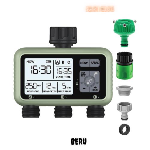 2024年新型 自動散水タイマー 散水ホース 3アウトレット 適格請求書ok 植物灌水 散水システム 散水用具 灌漑システム 給水 観葉植物 室内の通販は 8,258円